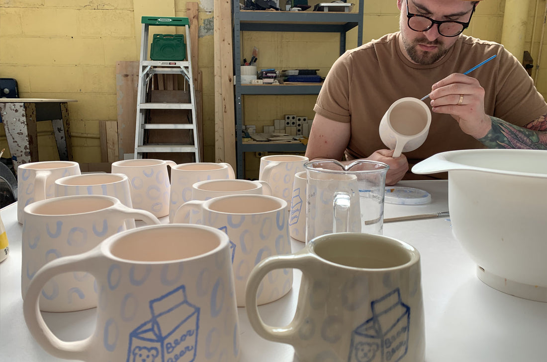 Risograph Stencils & Ceramics