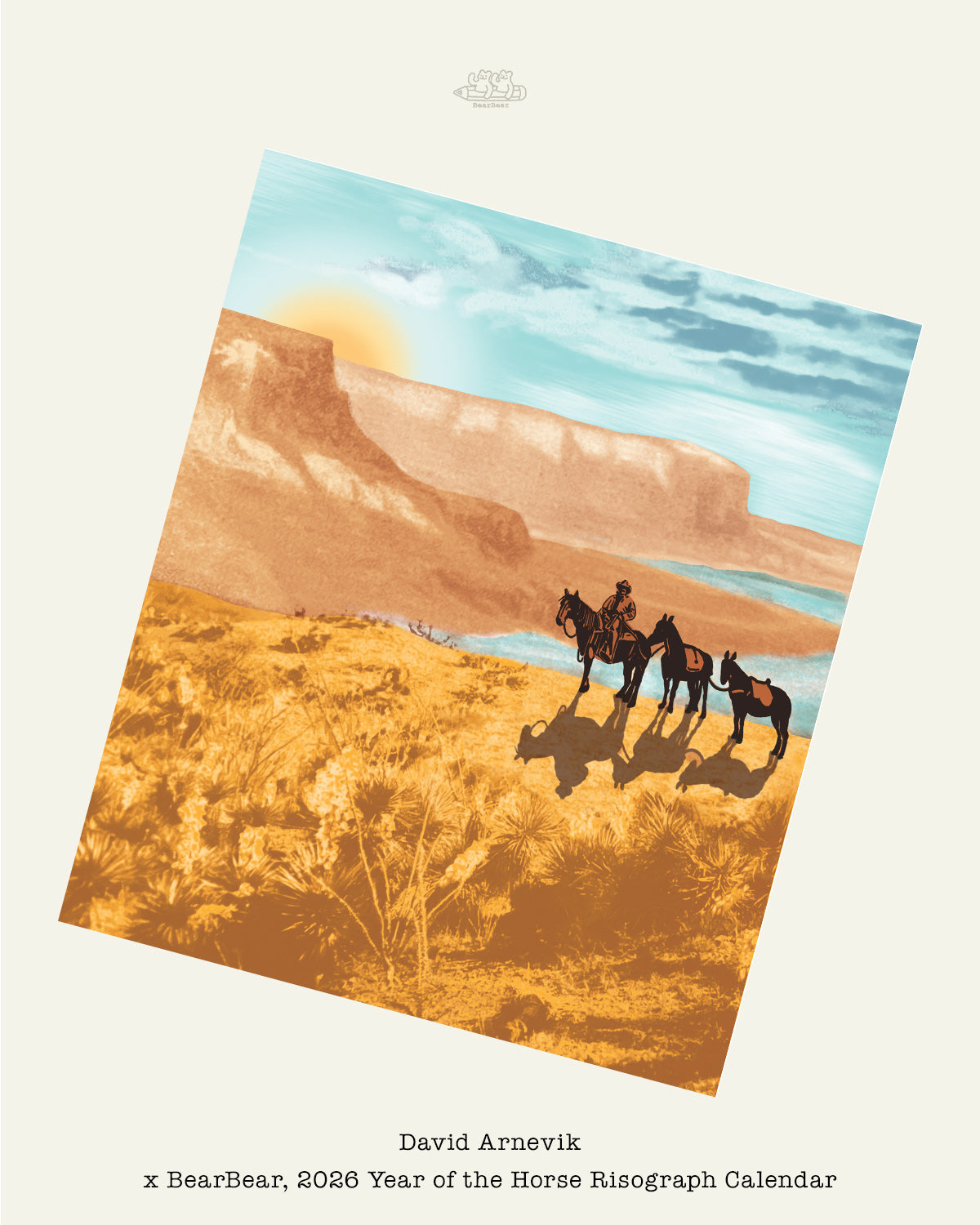 2026 Year of the Horse Riso Calendar