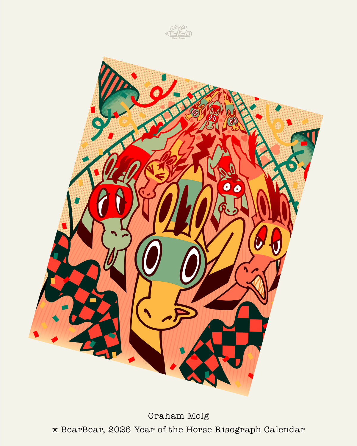 2026 Year of the Horse Riso Calendar