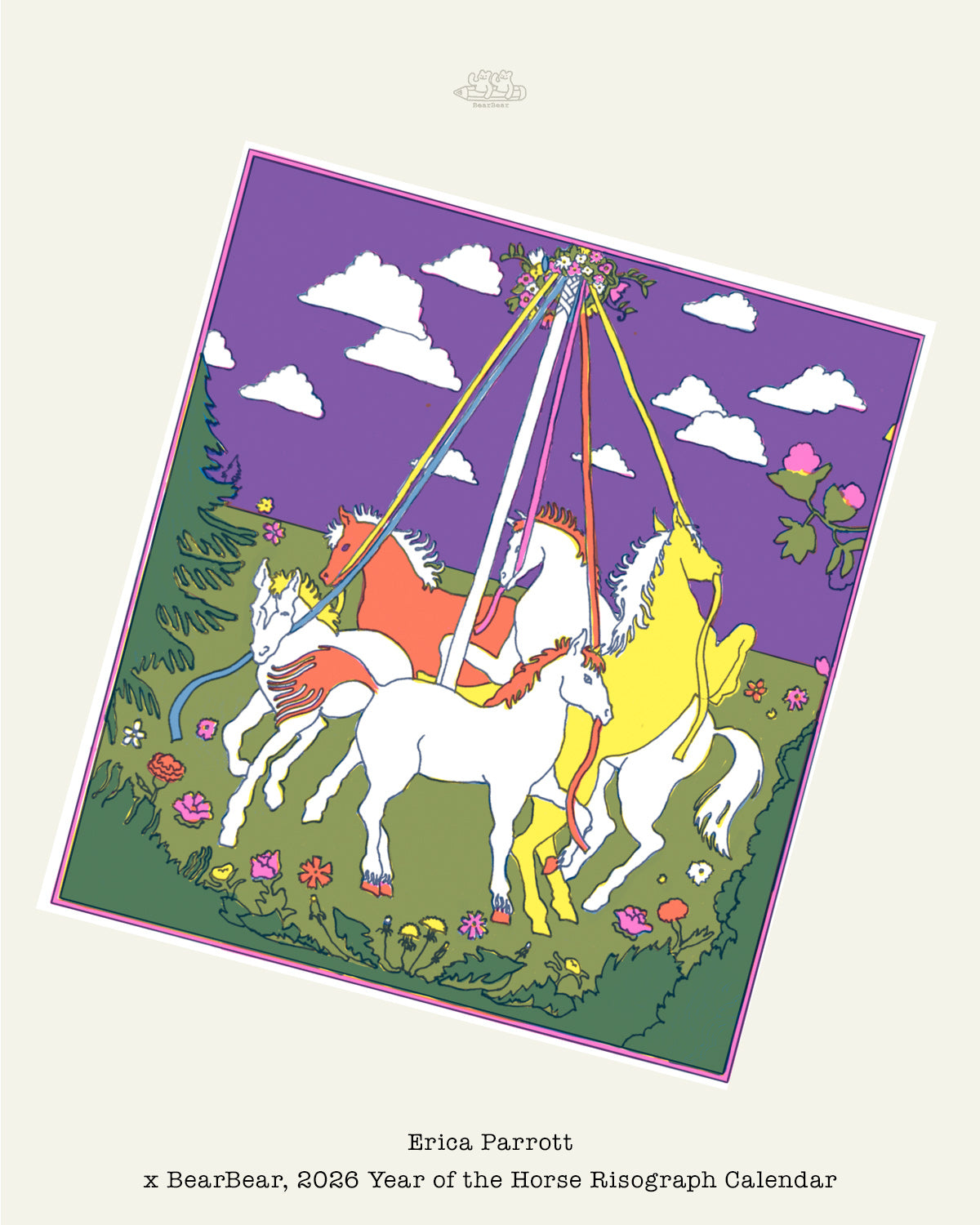 2026 Year of the Horse Riso Calendar