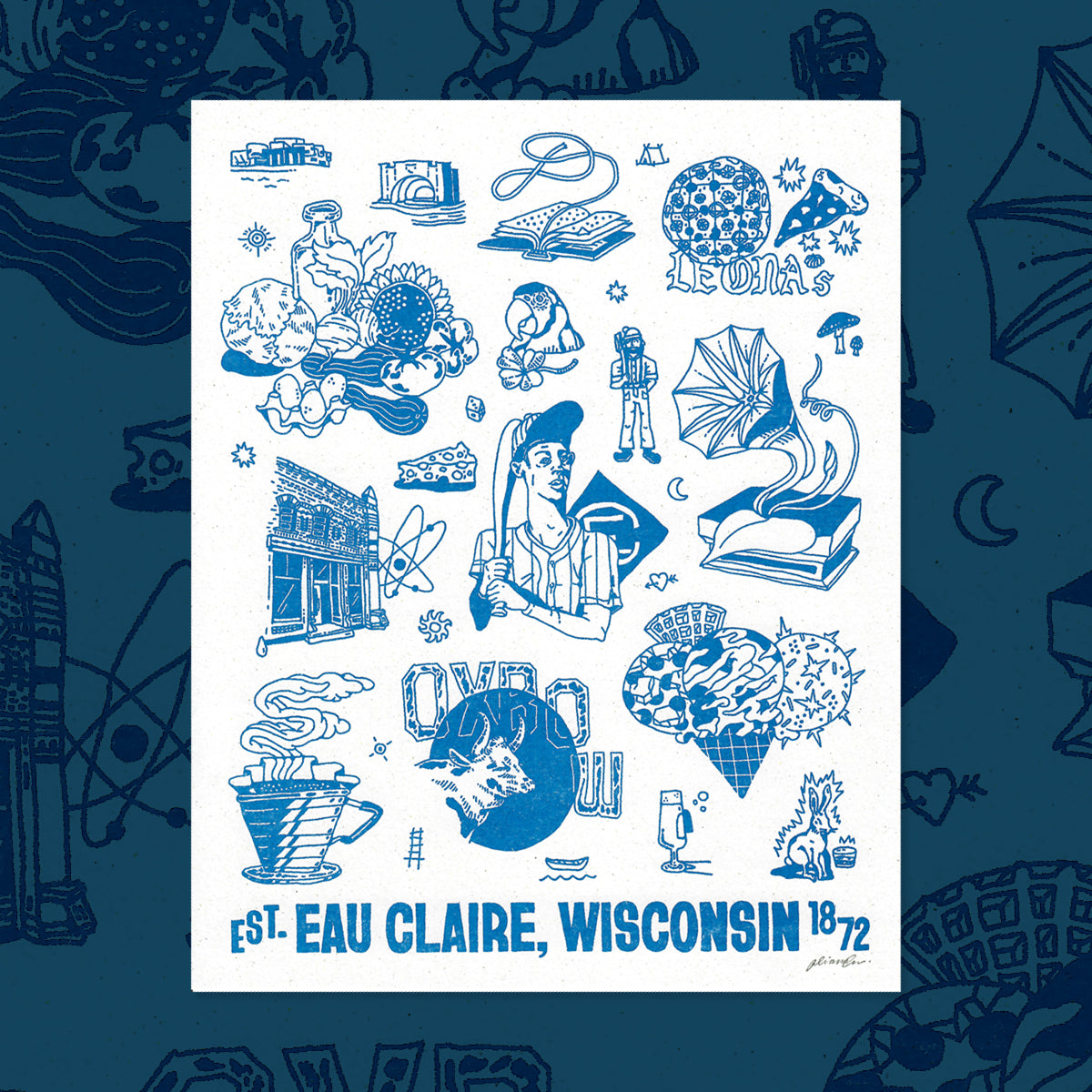 Eau Claire Print