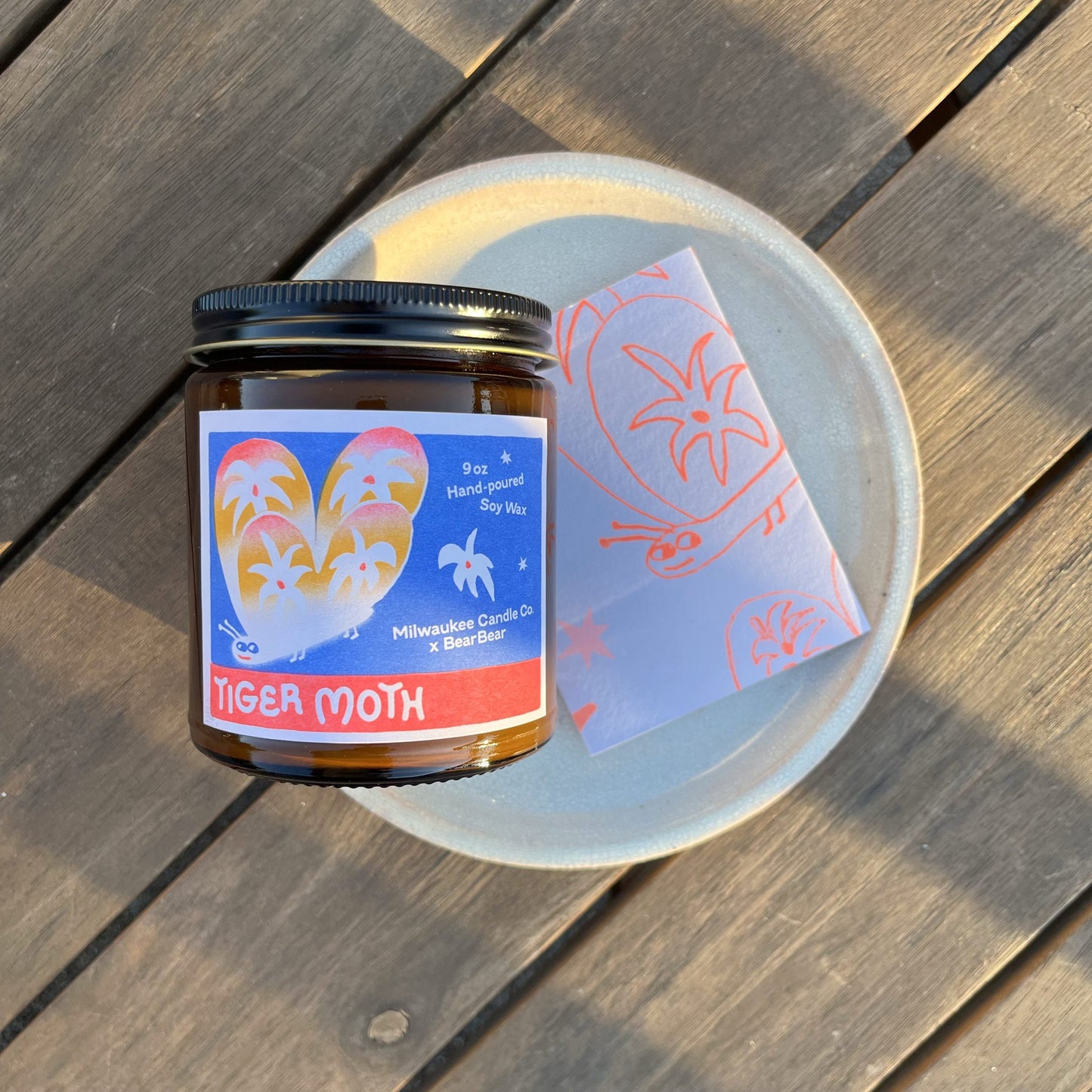 Tiger Moth Candle