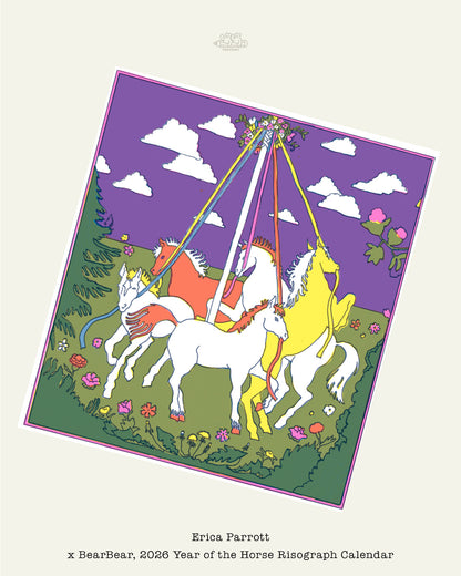 2026 Year of the Horse Riso Calendar