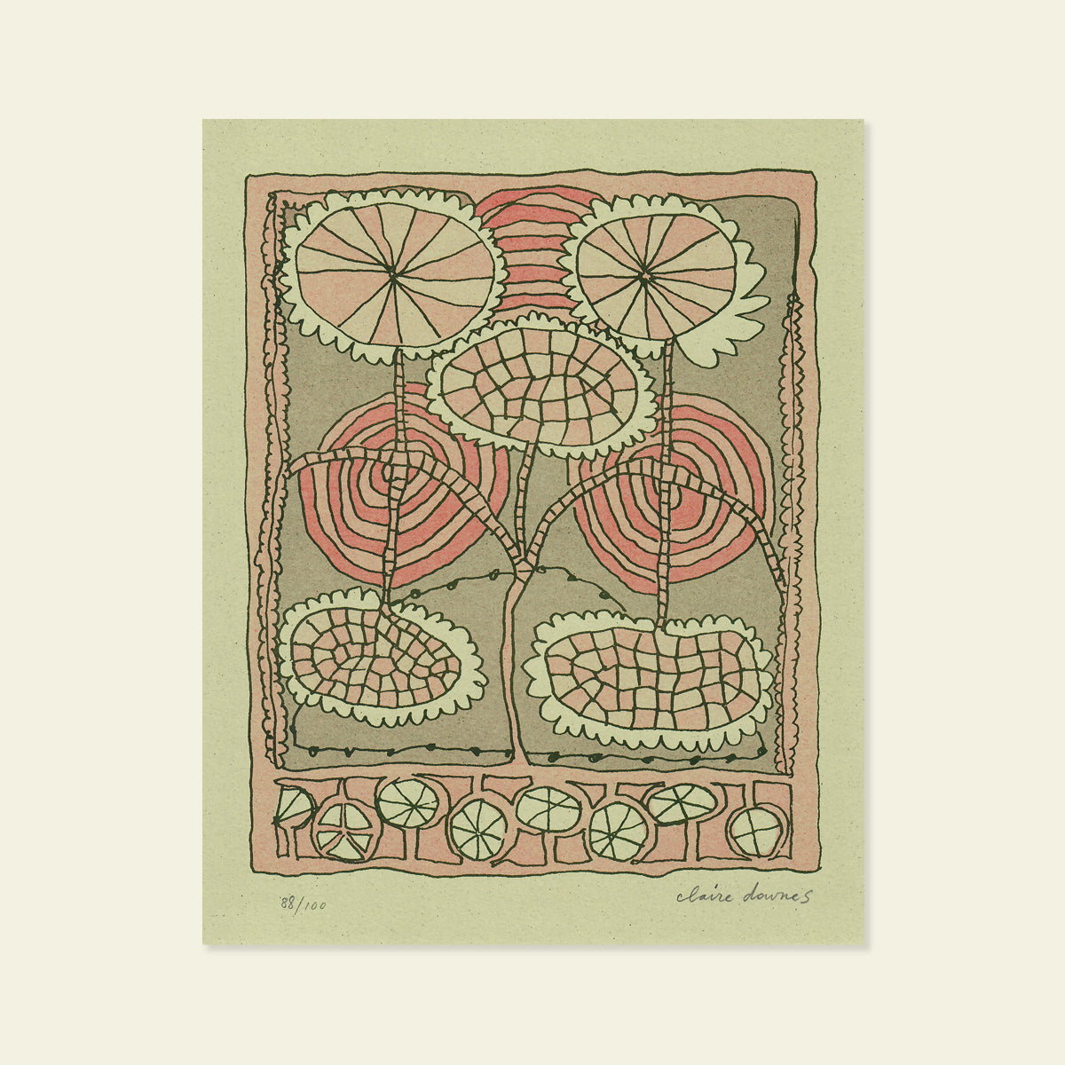 Mechanics of The Flower Print