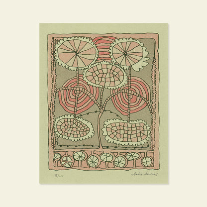 Mechanics of The Flower Print