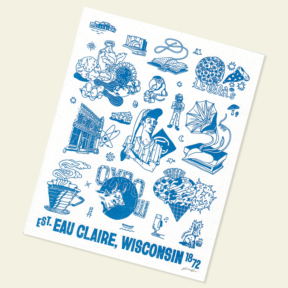 Eau Claire Print