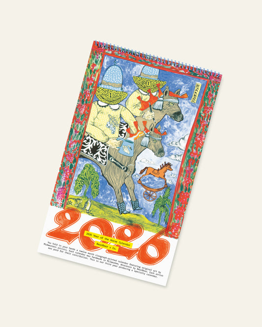 2026 Year of the Horse Riso Calendar