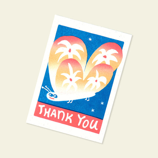 Thank You Risograph Card
