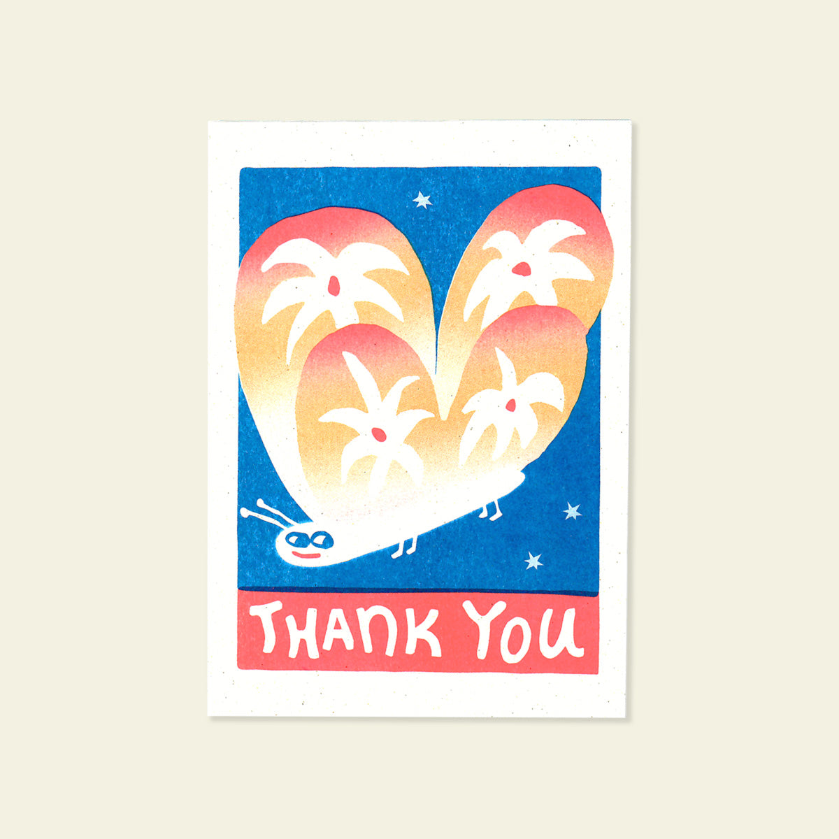 Thank You Risograph Card