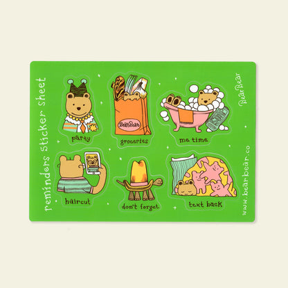 Reminder Sticker Sheet