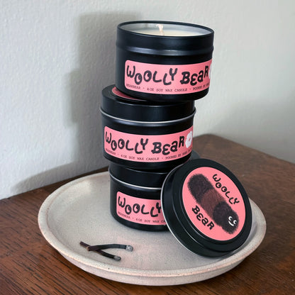 Woolly Bear Candle
