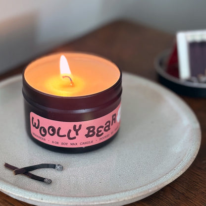 Woolly Bear Candle