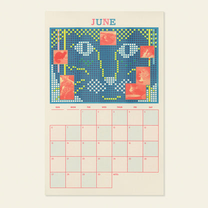 2027 Risograph Cat Calendar
