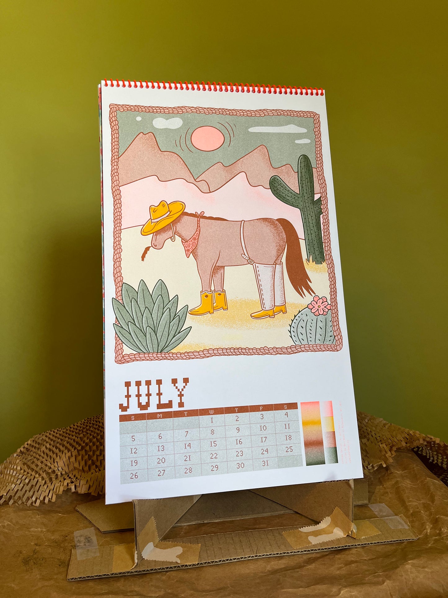 2026 Year of the Horse Riso Calendar