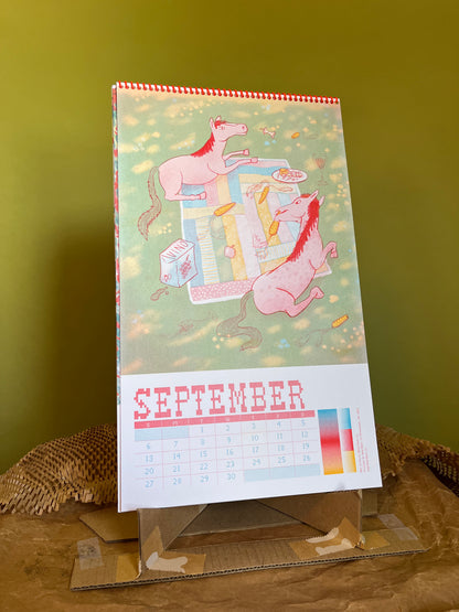 2026 Year of the Horse Riso Calendar