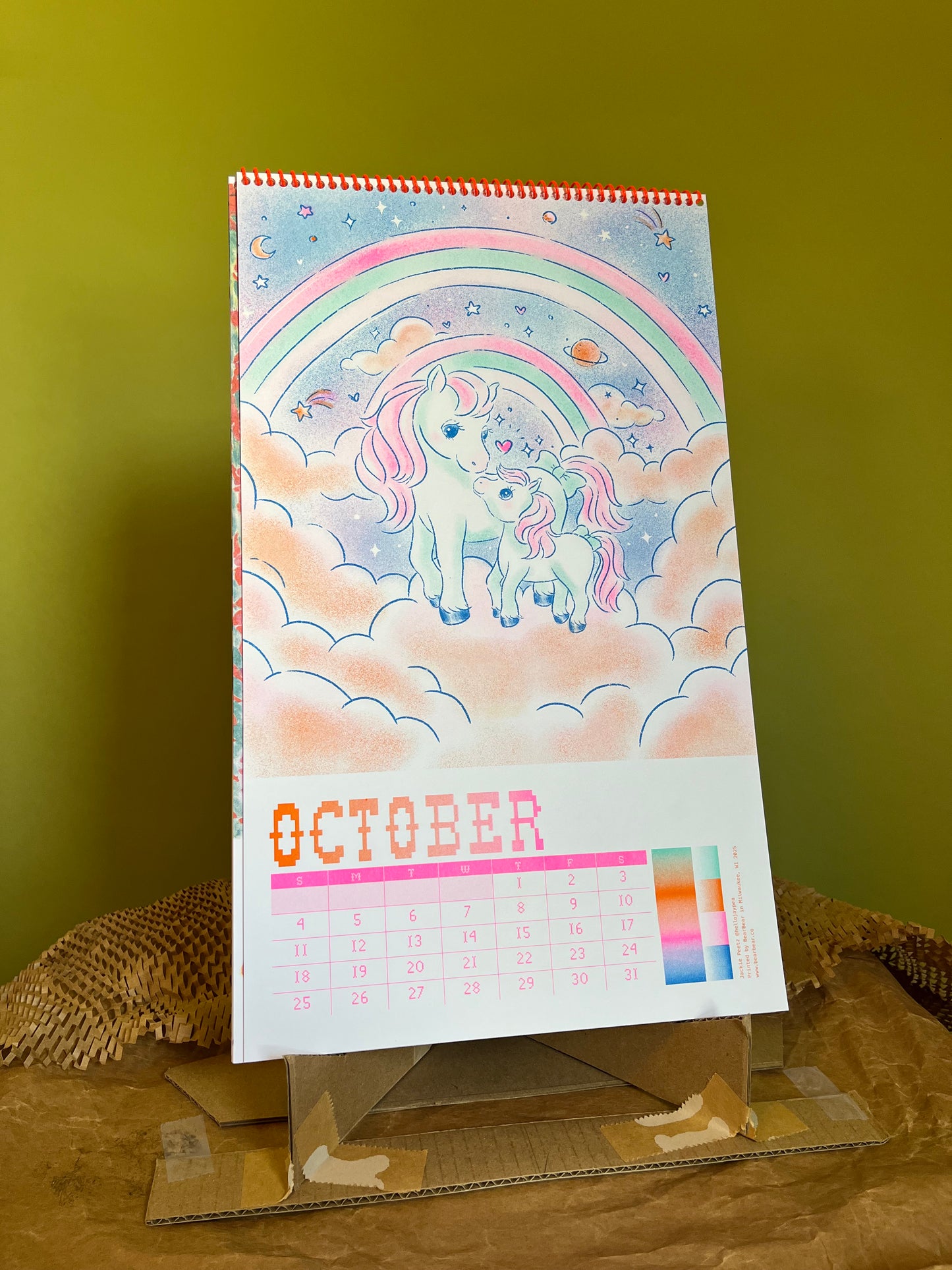 2026 Year of the Horse Riso Calendar