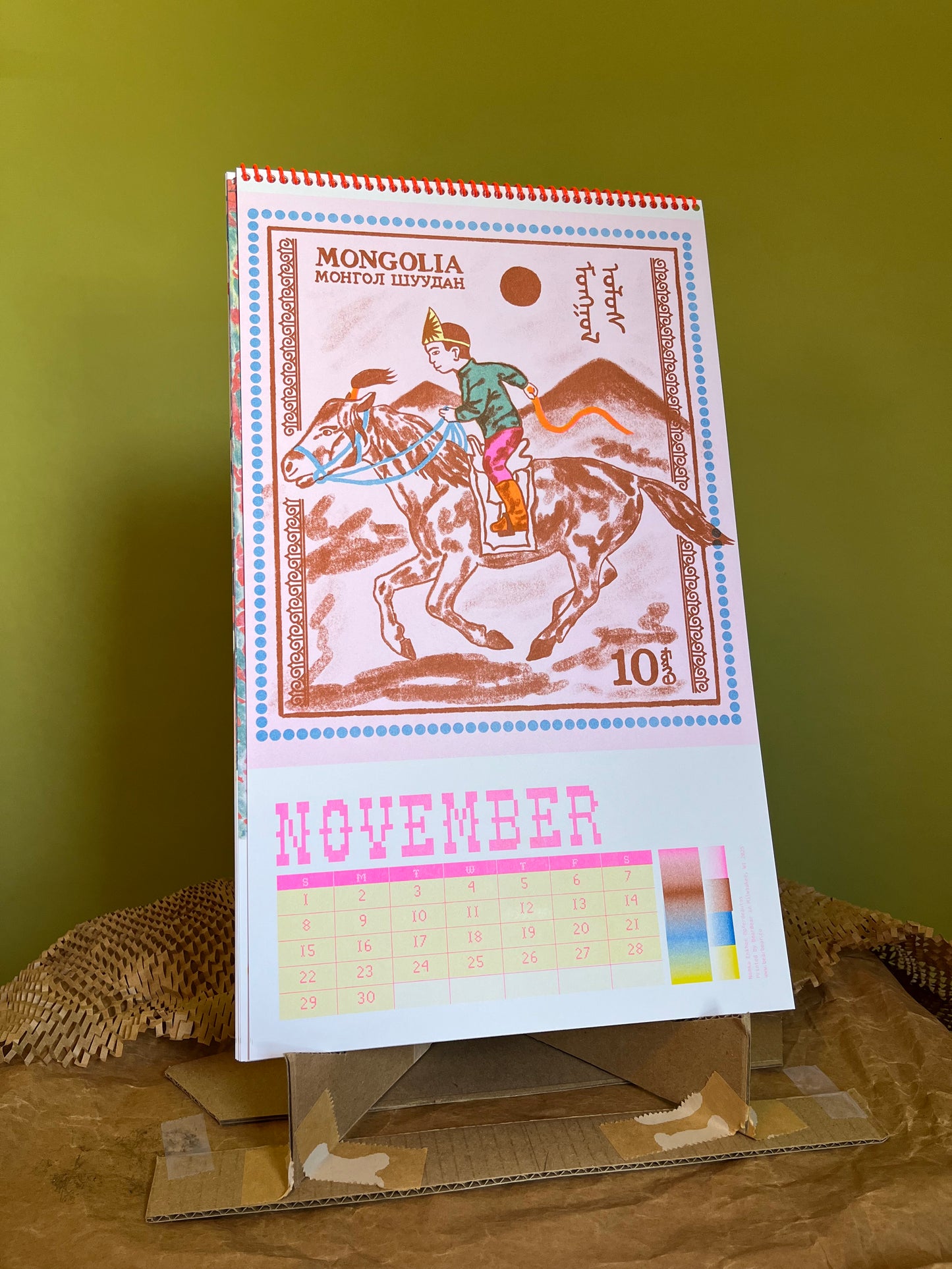 2026 Year of the Horse Riso Calendar