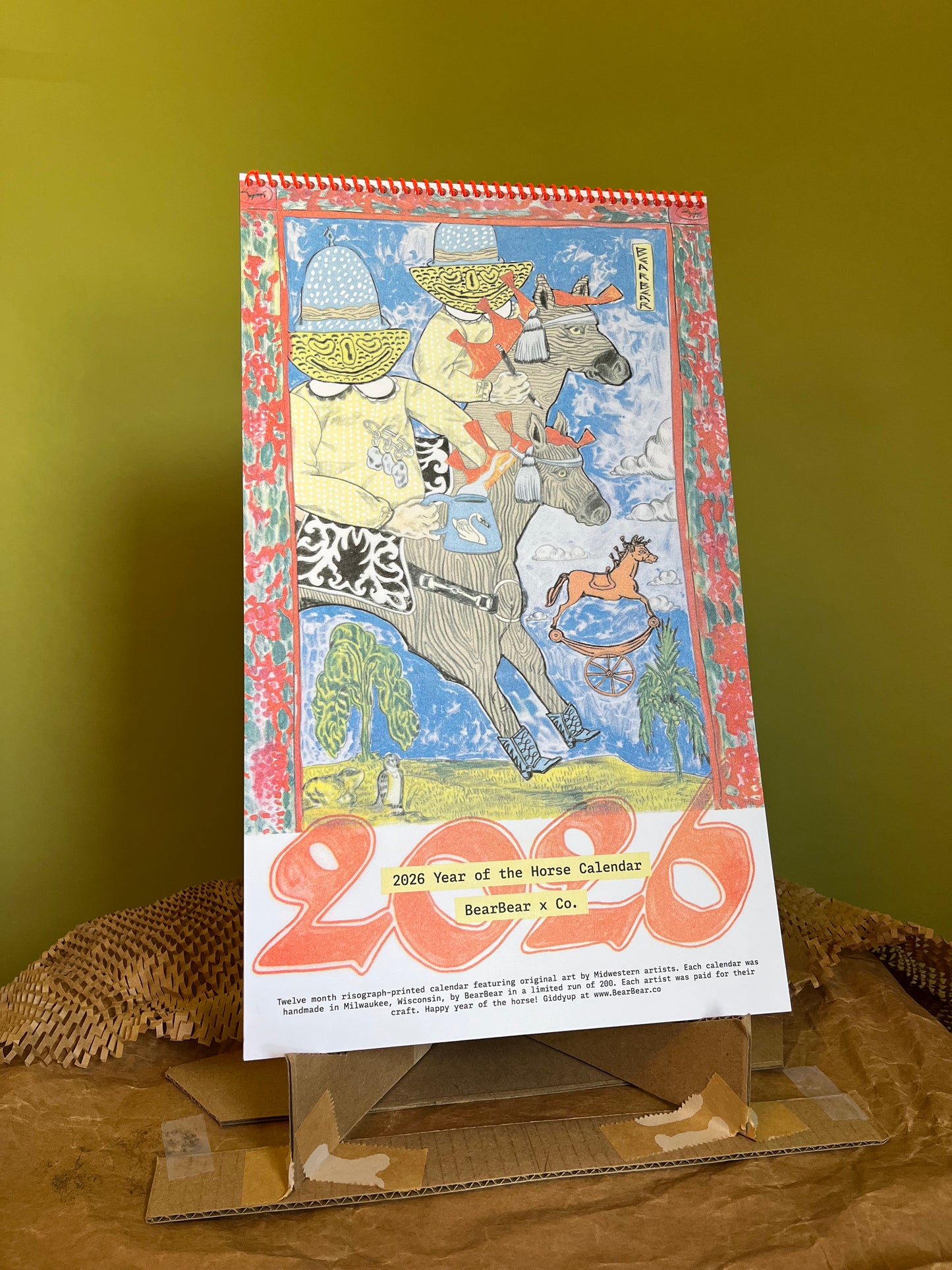 2026 Year of the Horse Riso Calendar