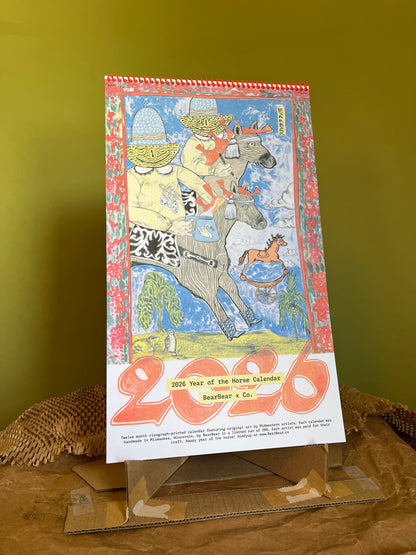 2026 Year of the Horse Riso Calendar