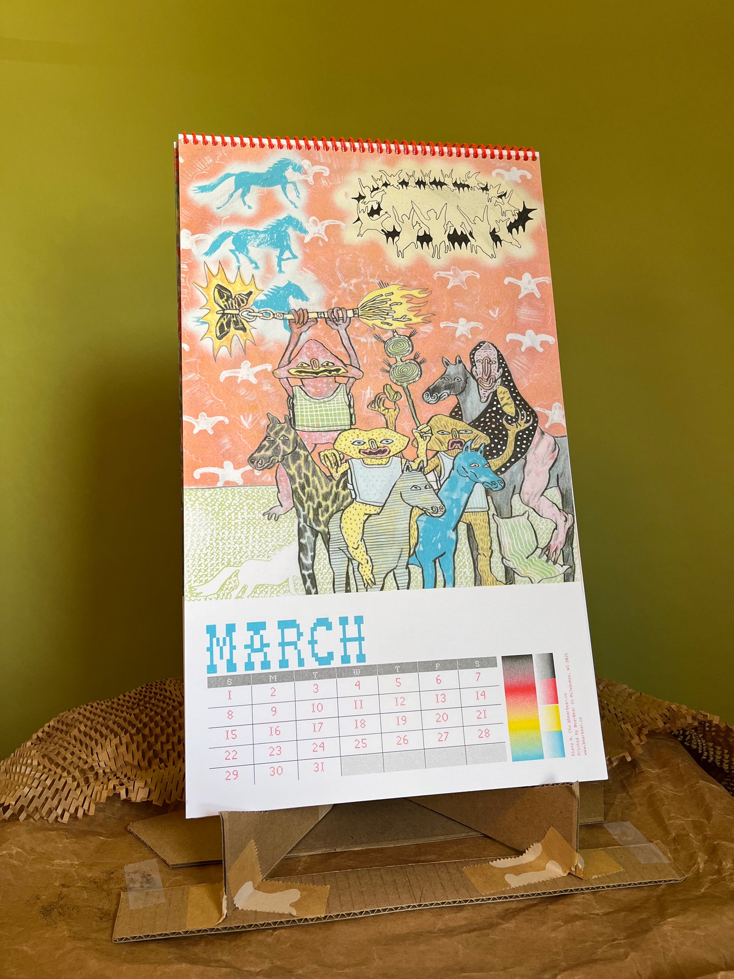 2026 Year of the Horse Riso Calendar