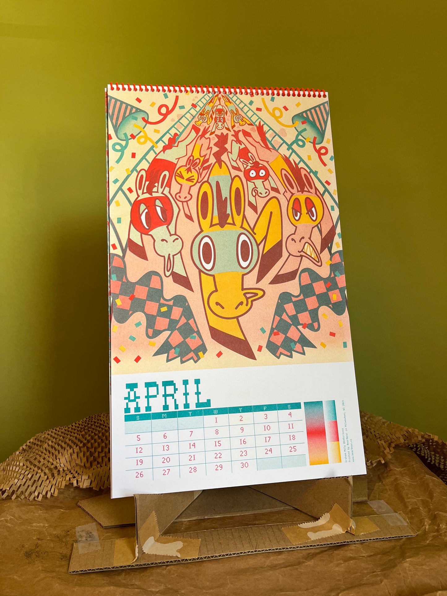 2026 Year of the Horse Riso Calendar