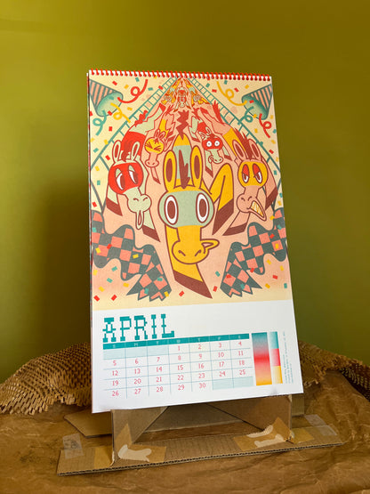 2026 Year of the Horse Riso Calendar