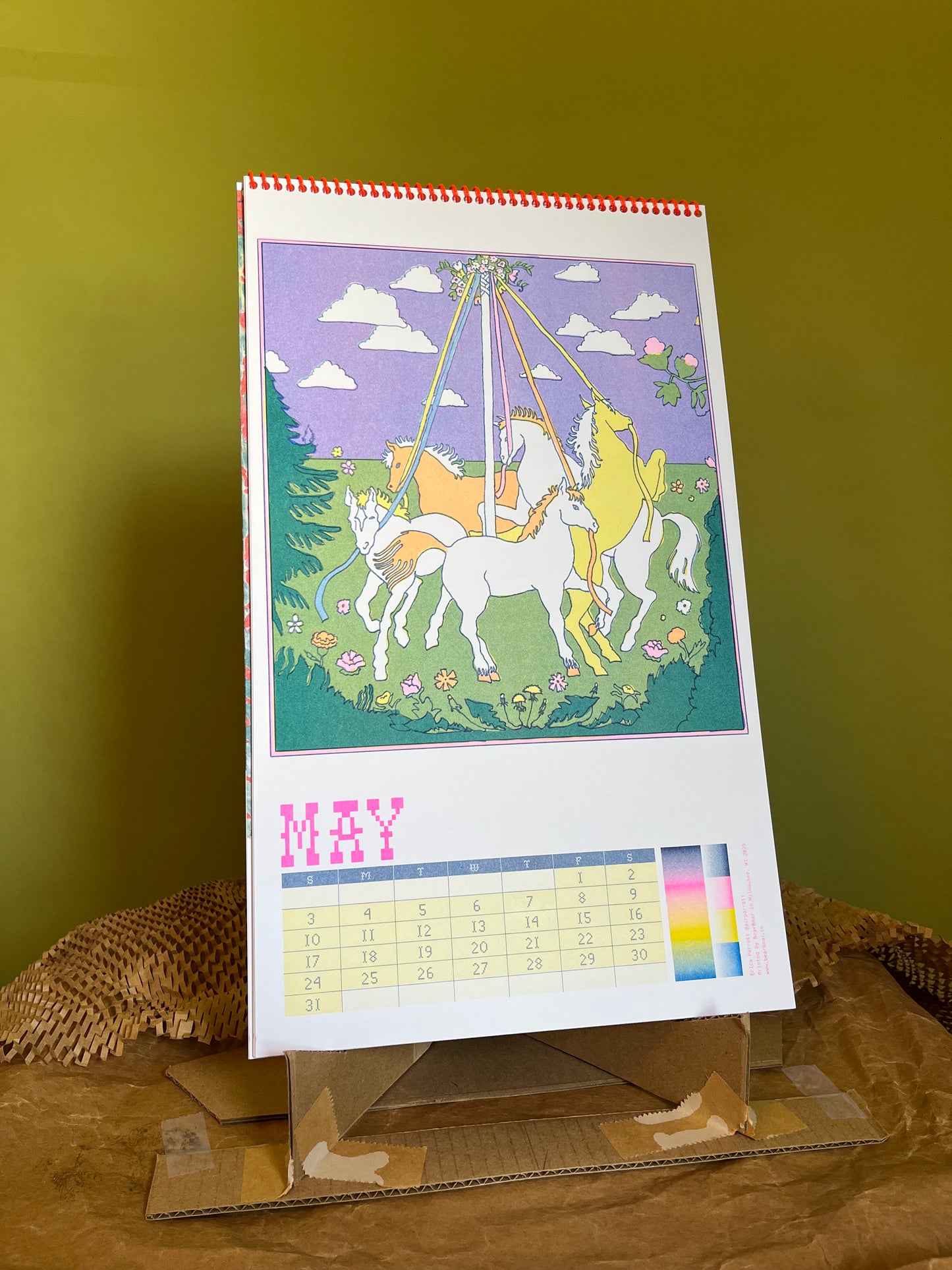 2026 Year of the Horse Riso Calendar